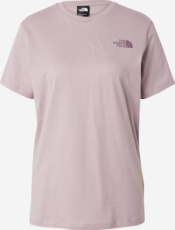 THE NORTH FACE T-Shirt 'REDBOX' in Lila: Vorderseite