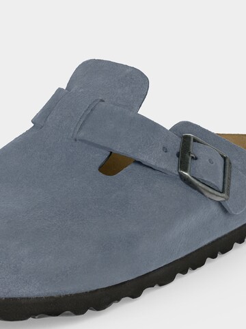 BIRKENSTOCK Muiltjes 'Boston' in Blauw
