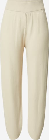 Karo Kauer Loose fit Trousers in Beige: front