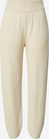 Karo Kauer - Loosefit Pantalón en beige: frente