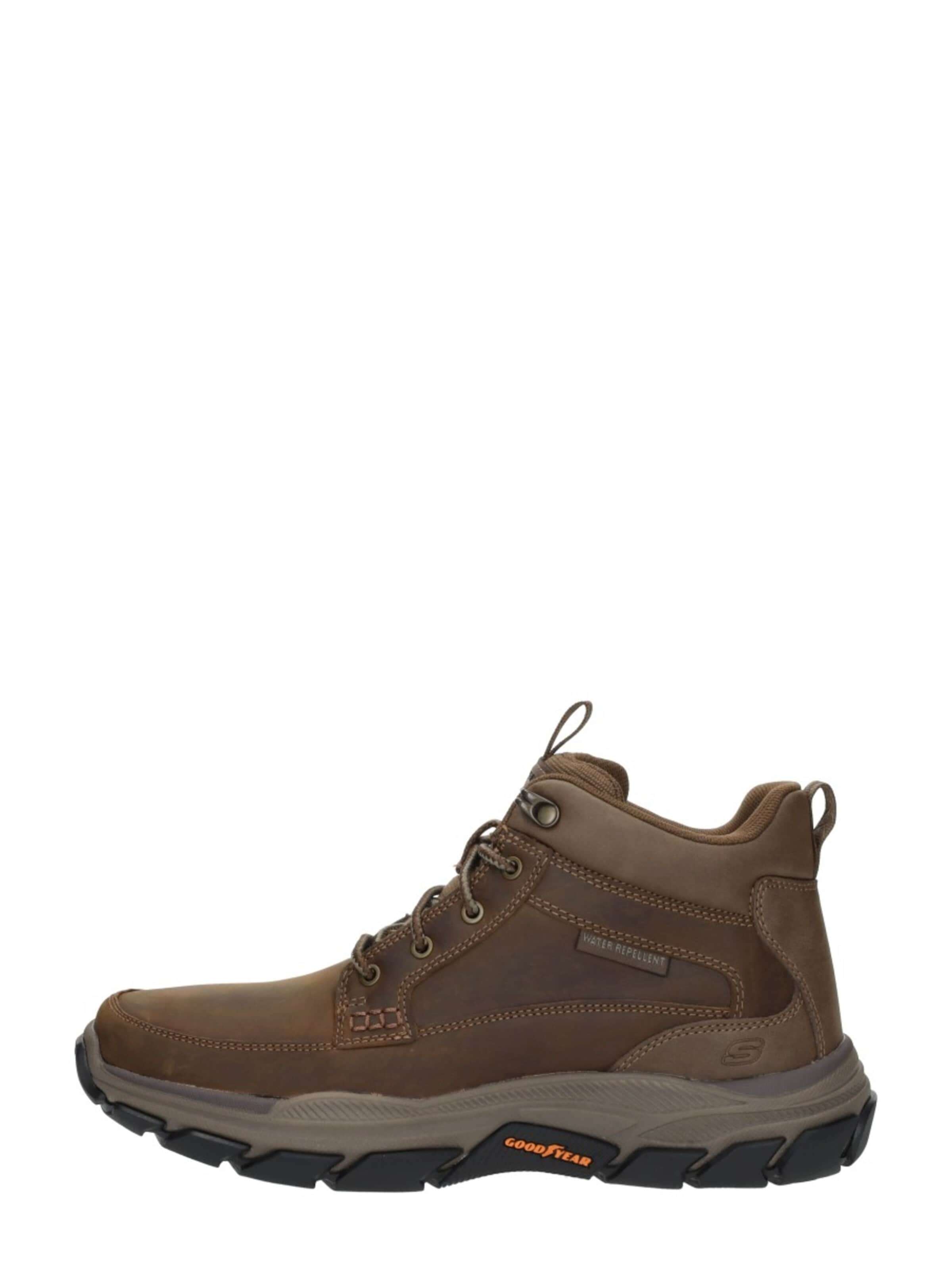 SKECHERS Veterlaarzen 'Relaxed Fit: Respected - Boswell' in Bruin: voorkant