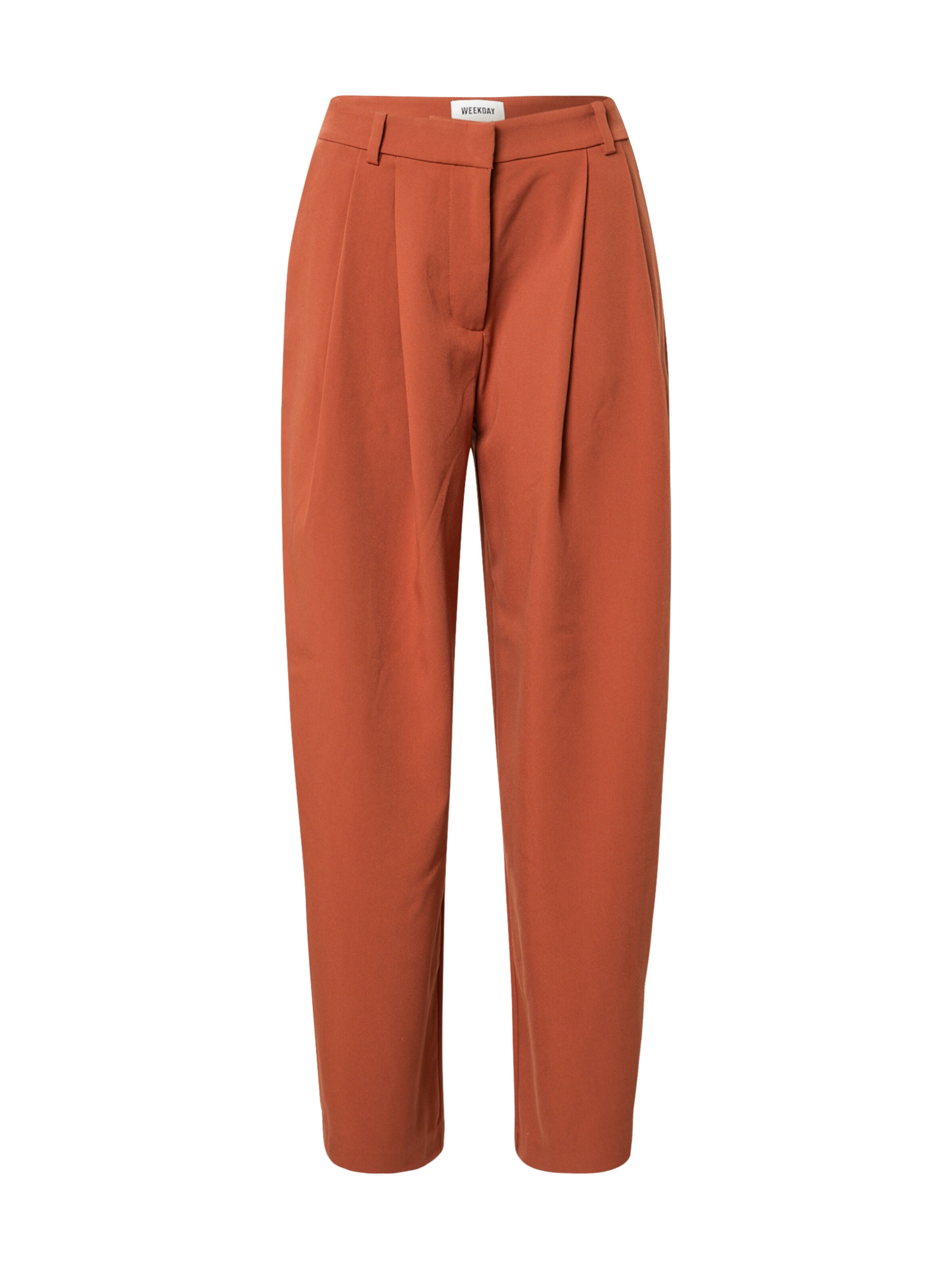 Abbigliamento Donna WEEKDAY Pantaloni con pieghe in Caramello 