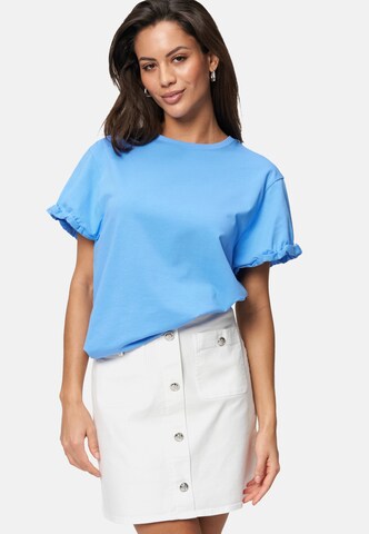zero Shirt in Blau: Vorderseite