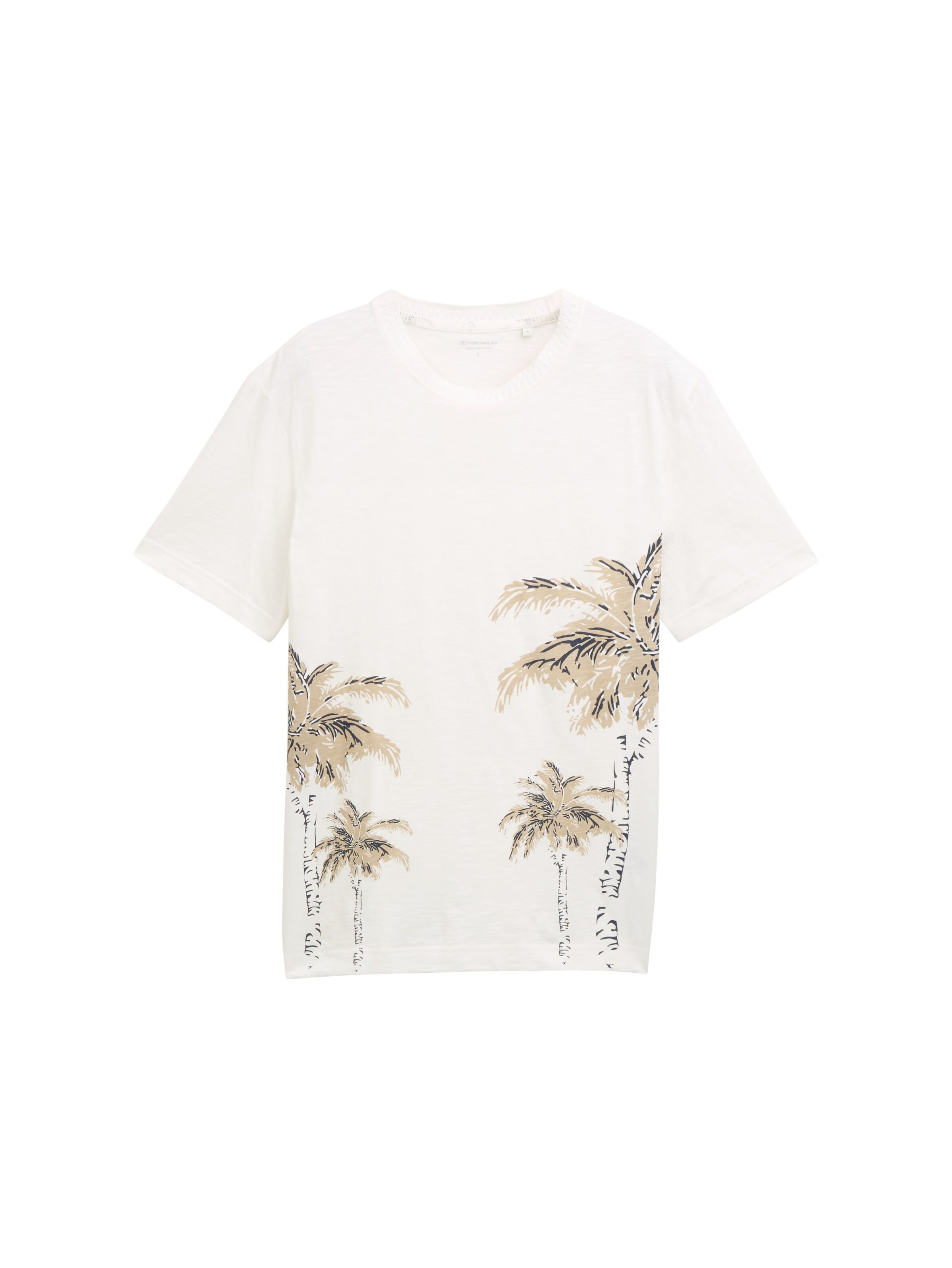 TOM TAILOR T-Shirt in Weiß: Vorderseite