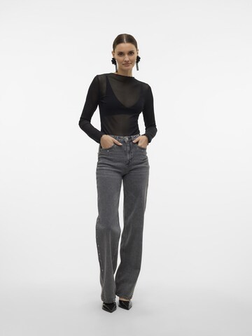 VERO MODA Wide Leg Jeans 'TESSA' i grå