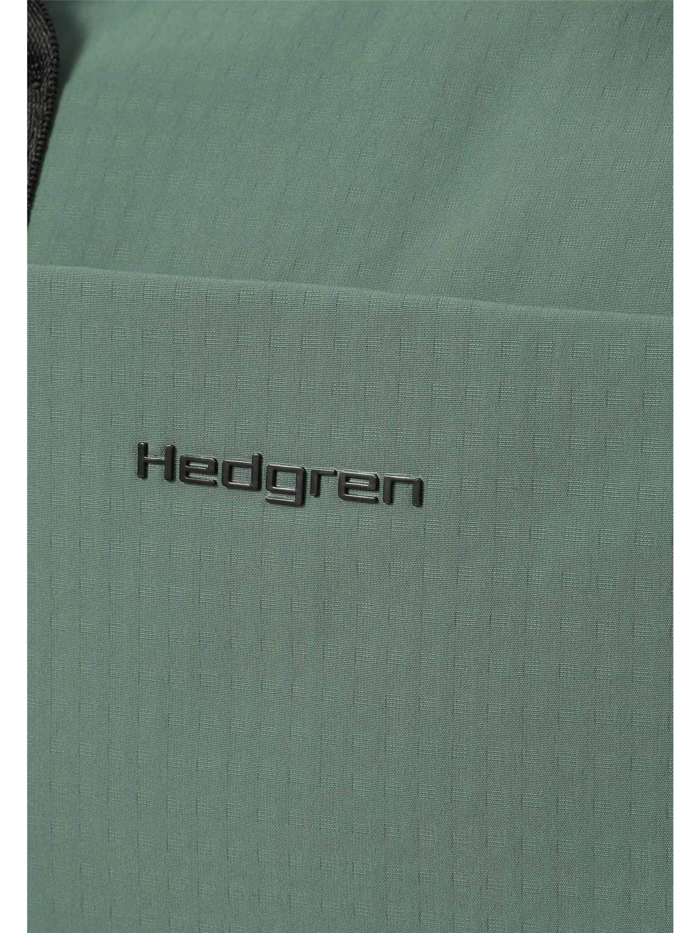 Hedgren Rugzak ' ORIZURU 18,9L ' in Groen: voorkant