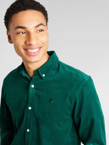 Carhartt WIP Regular fit Button Up Shirt 'Madison' in Green