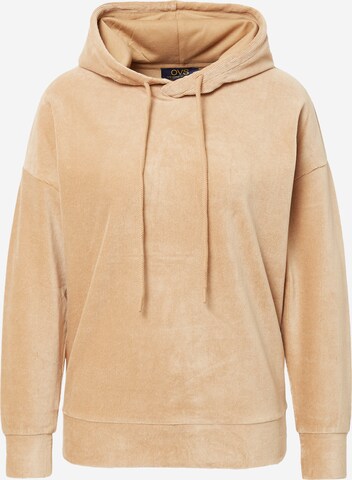 Sweat-shirt OVS en beige : devant