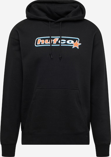 HUF Sweatshirt 'Freshies' in azur / orange / schwarz / weiß, Produktansicht