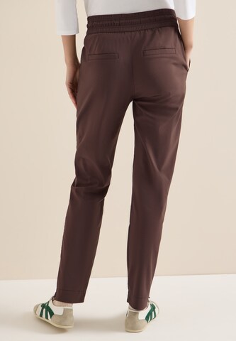 CECIL Tapered Pants 'Tracey' in Brown