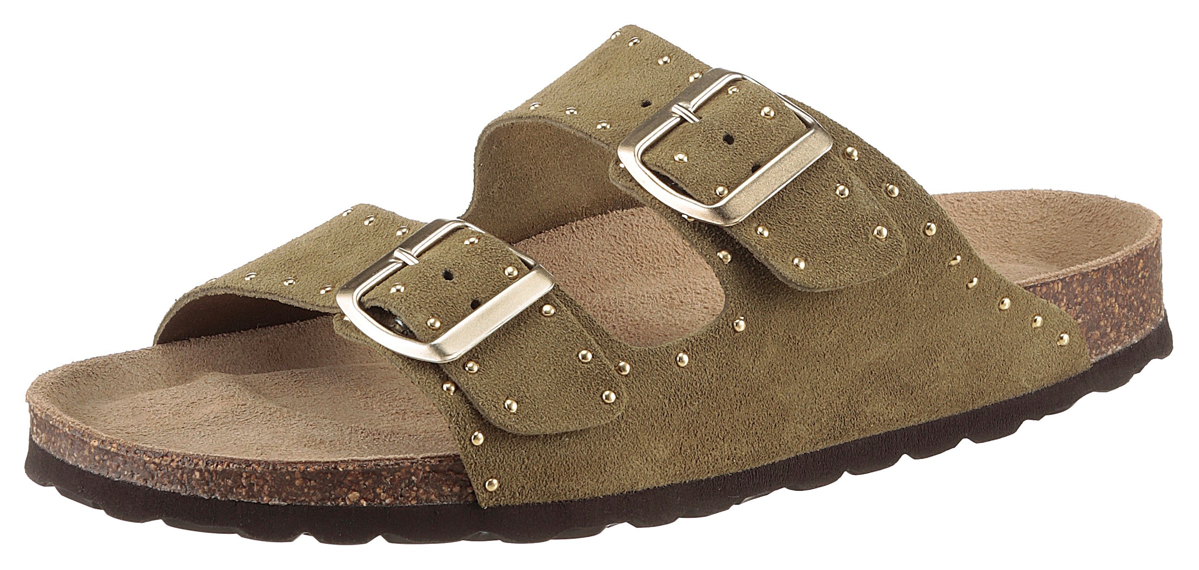 Aniston Pantolette in Grün: Vorderseite