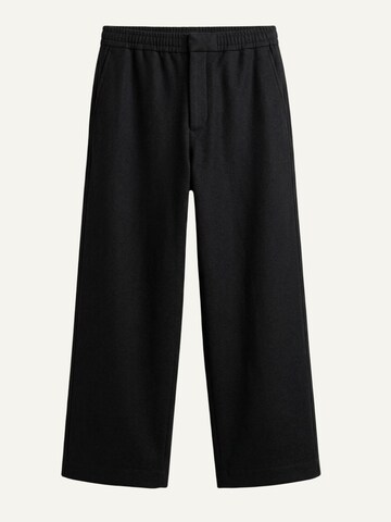 Loosefit Pantalon de sport 'Men's Merino Wool Pants | Non-Toxic Relaxed Jogger' ZUBEK en noir : devant