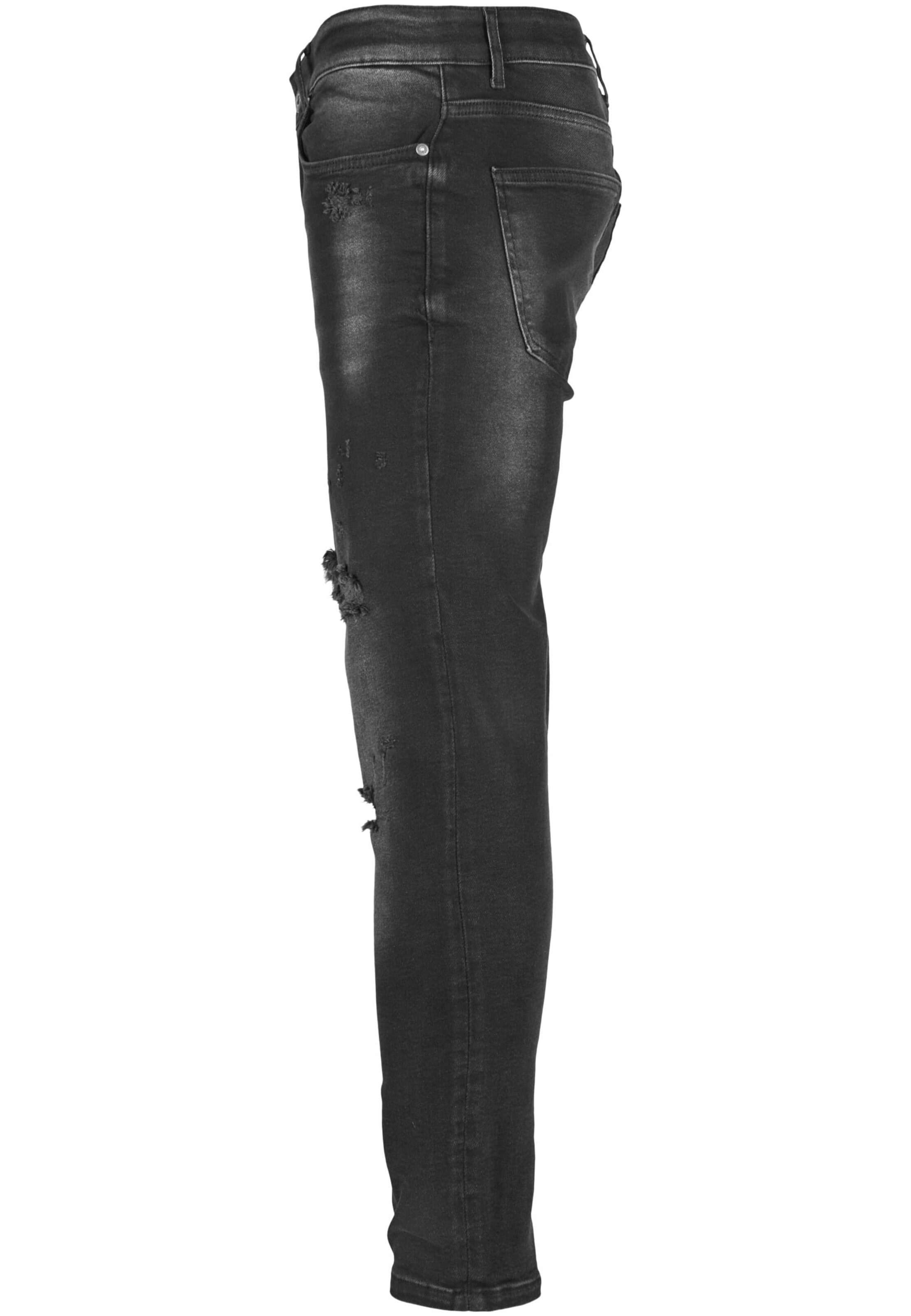 2Y Premium Tapered Jeans in Grijs