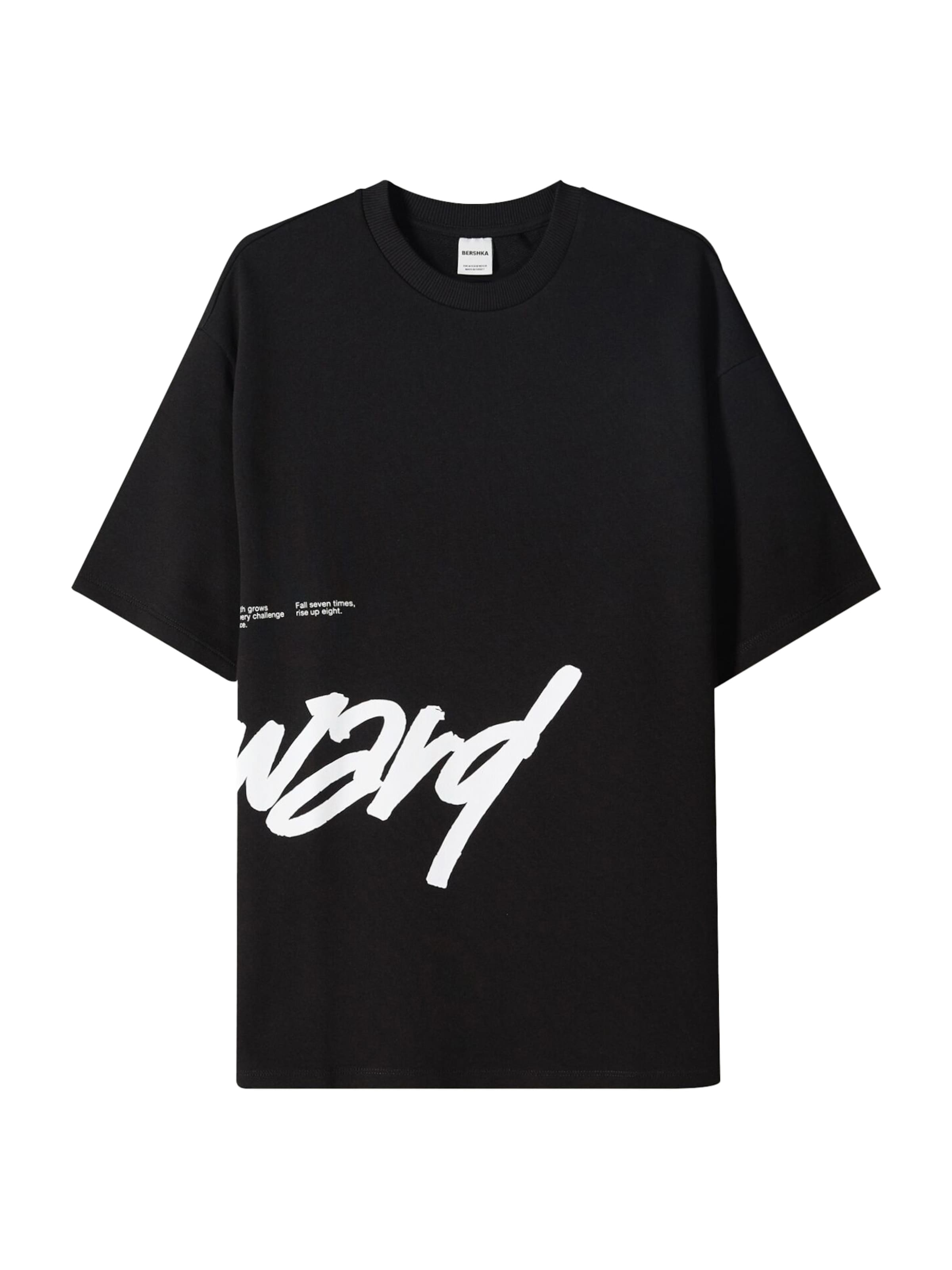 Bershka Shirt in Black: front