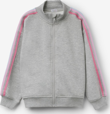Tezenis Zip-Up Hoodie in Grey: front
