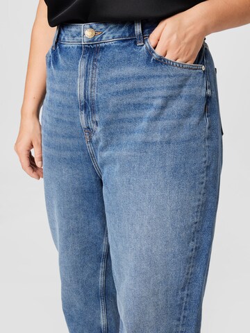 River Island Plus Tapered Jeans in Blau