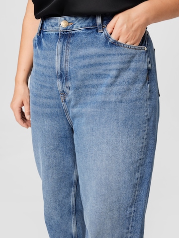 River Island Plus Tapered Jeans in Blue