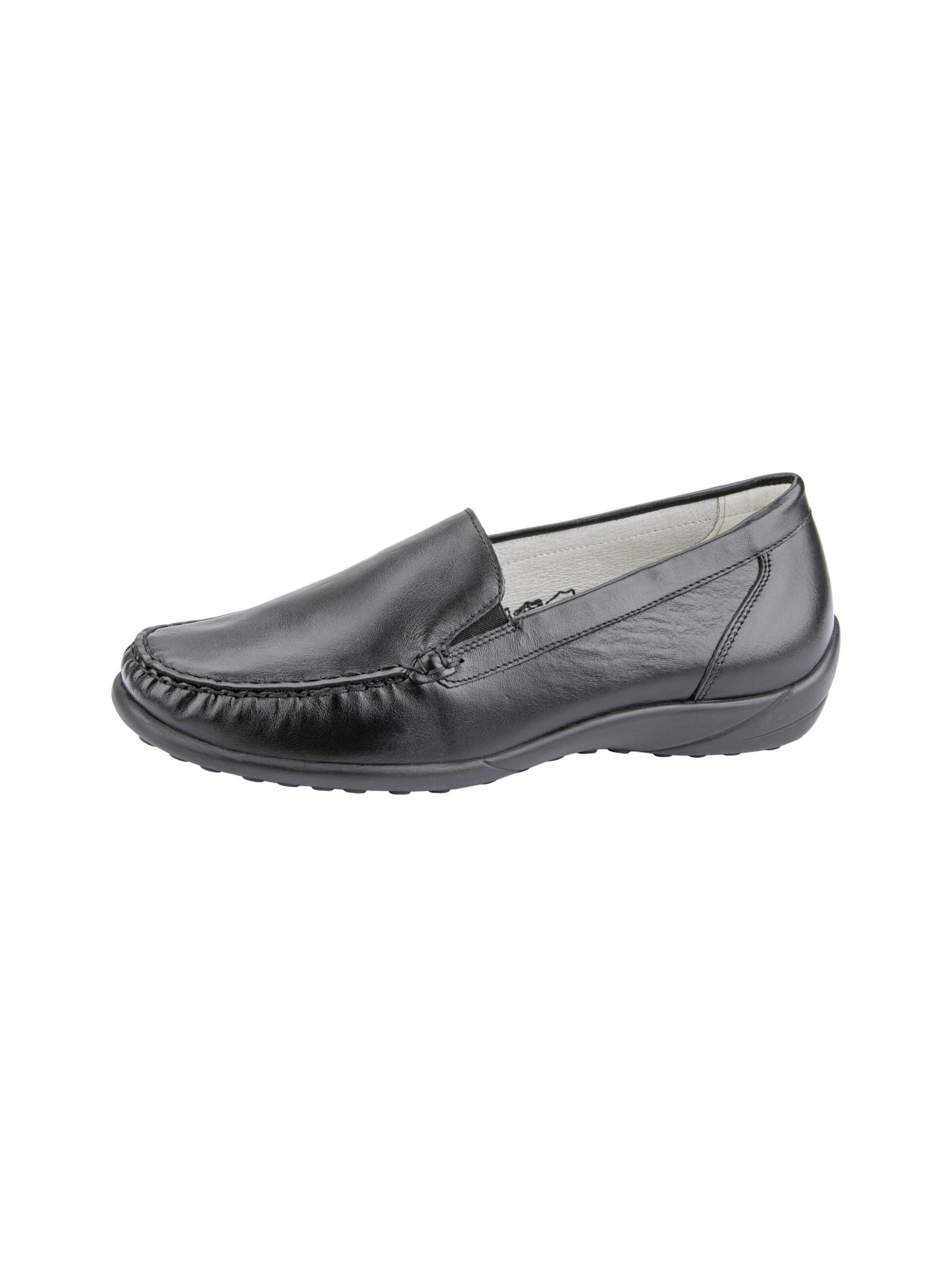 WALDLÄUFER Moccasins 'Kläre' in Black: front