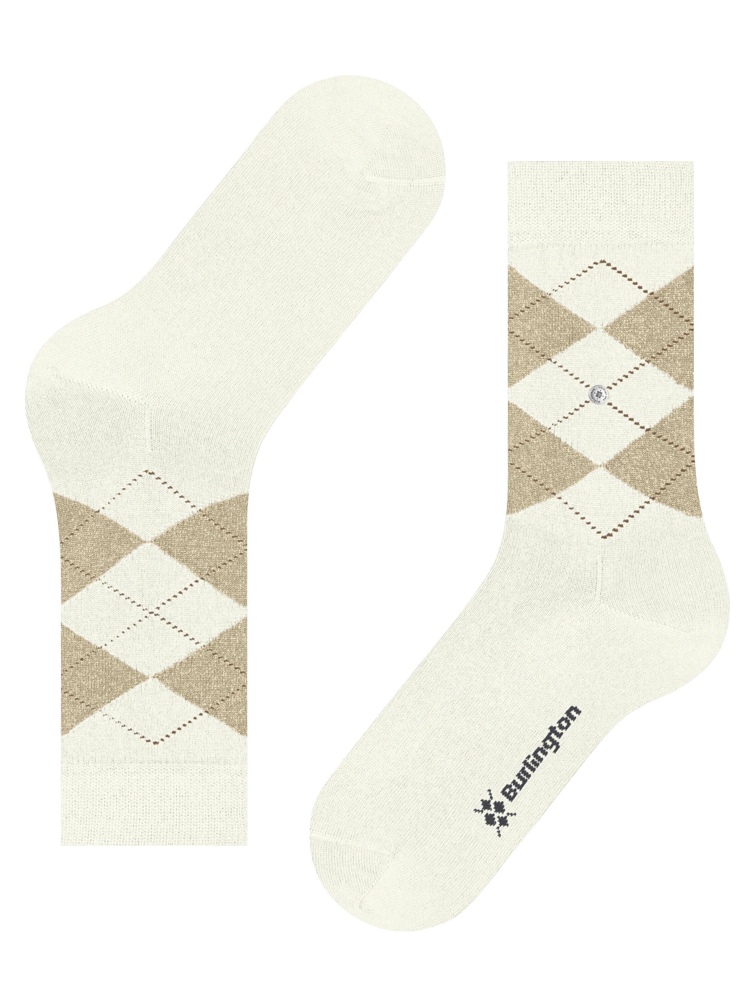 BURLINGTON Socken 'Marylebone Glitter'‌‌‌‌‌‌ in Weiß