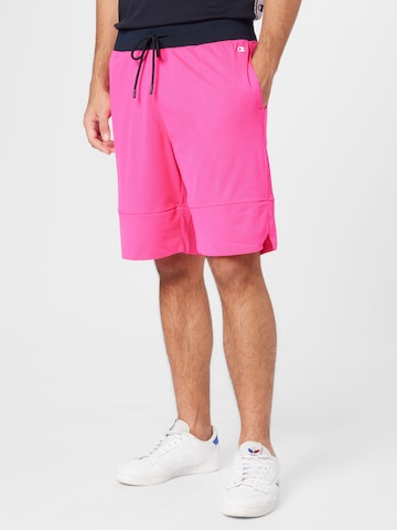 Champion Authentic Athletic Apparel Loosefit Bukser 'Legacy' i pink: forside