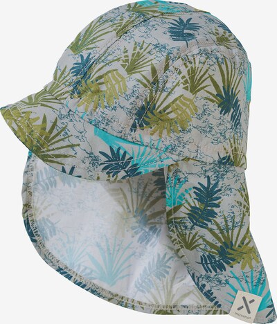 MAXIMO Hat in Turquoise / Pastel blue / Light grey / Green, Item view