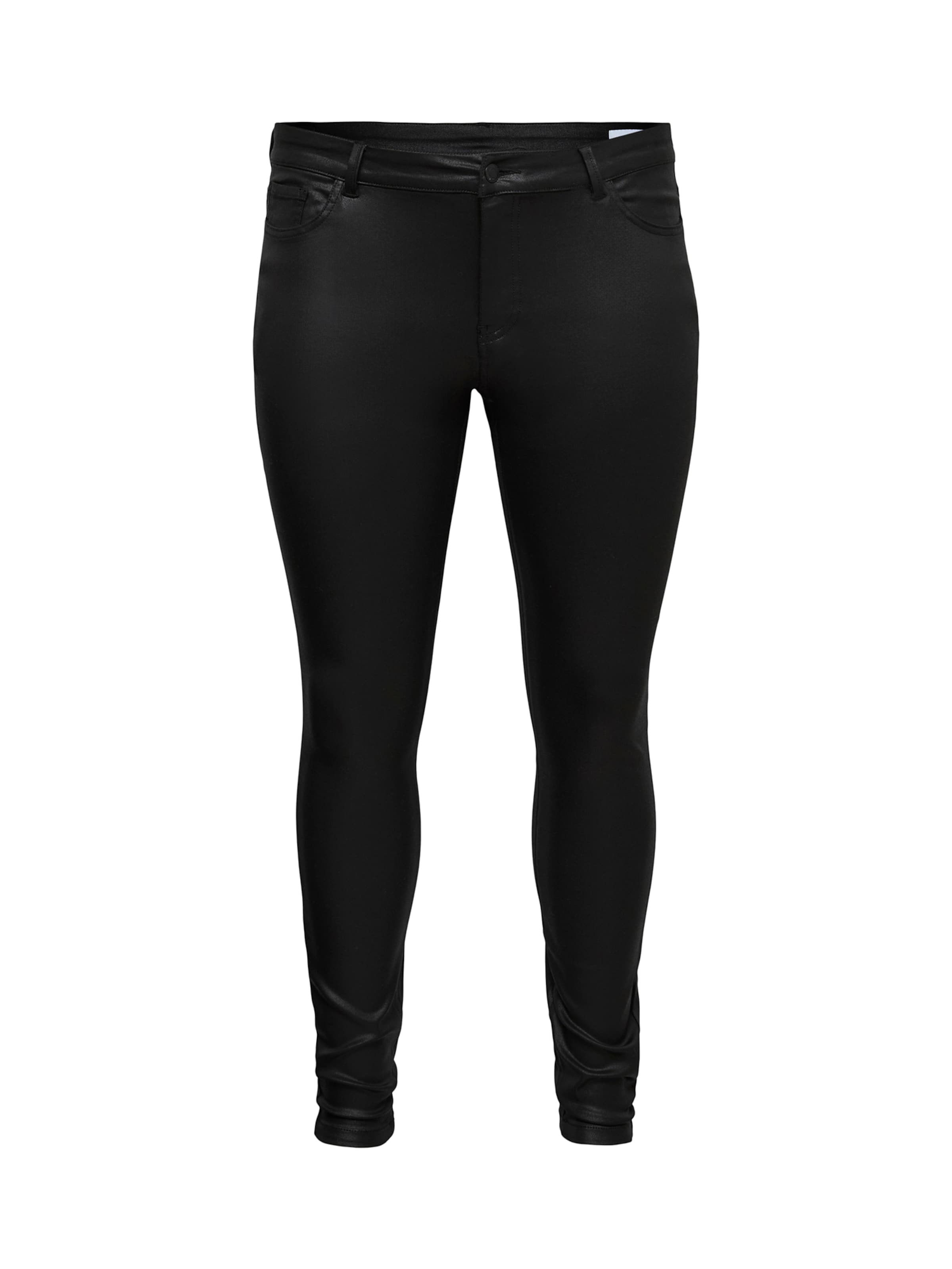 Vero Moda Curve - Skinny Pantalón en negro: frente
