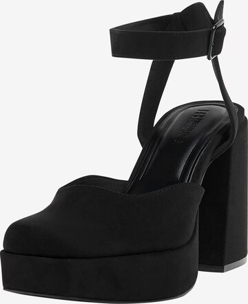 Pull&Bear Slingpumps in Zwart: voorkant