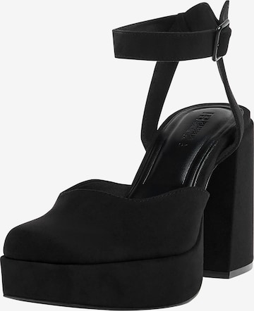 Pull&Bear Slingpumps i sort: forside