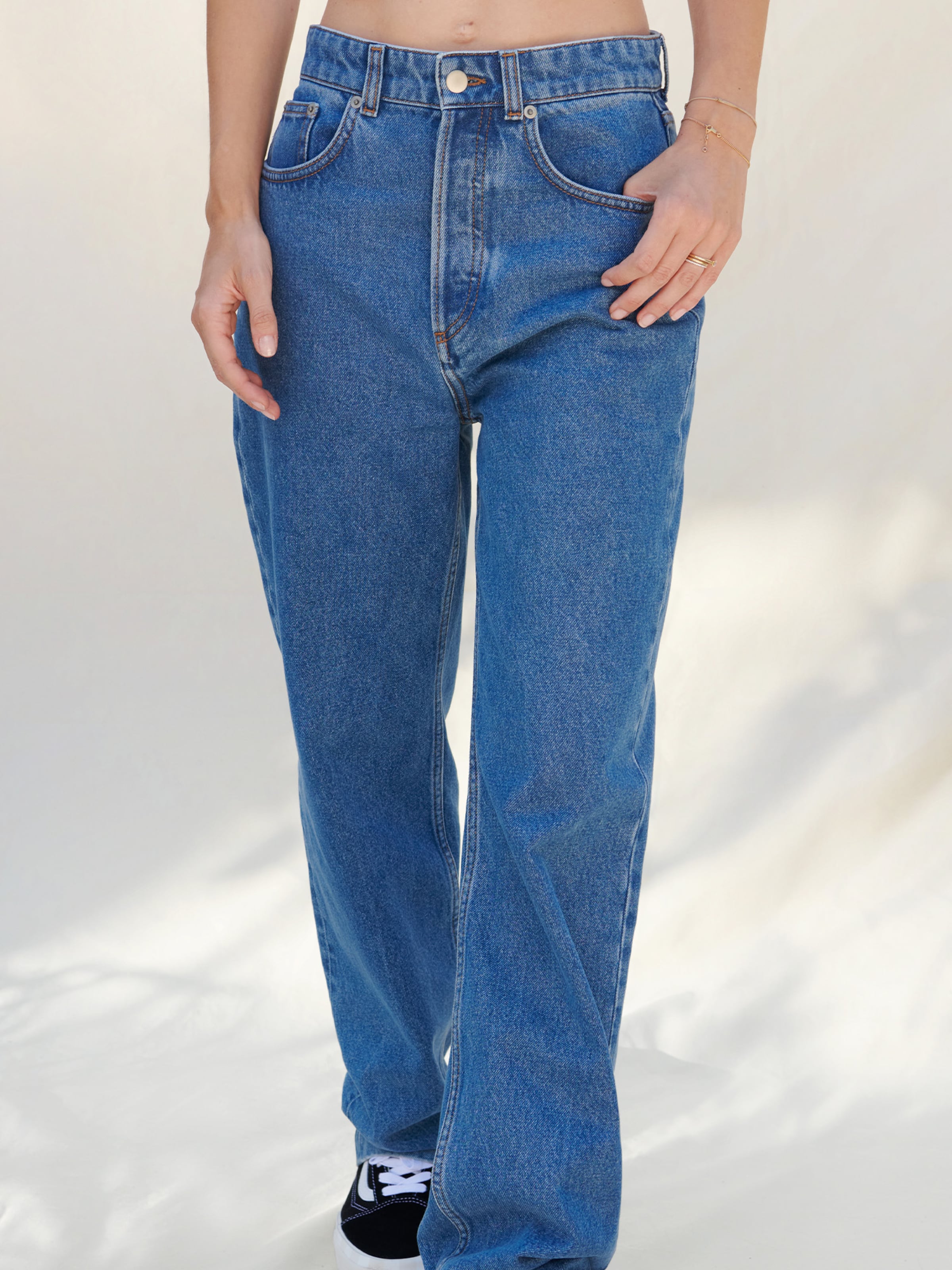 mėlyna A LOT LESS Standartinis Džinsai 'Jessie'