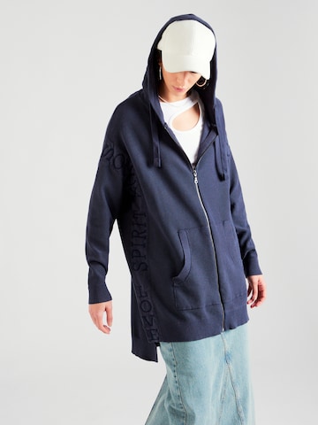 Cardigan Soccx en bleu : devant