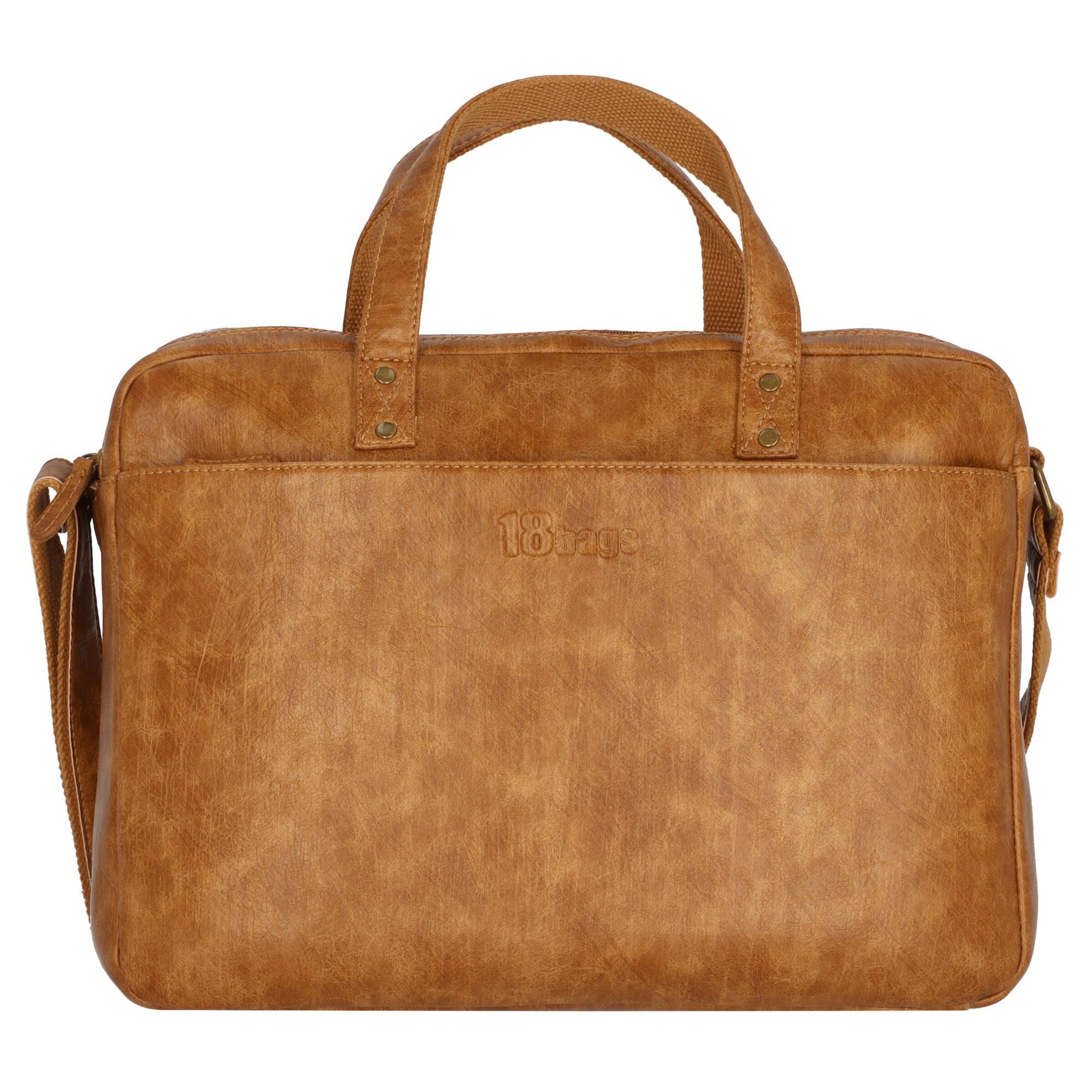 Greenland Nature Document bag '18bags' in Brown: front