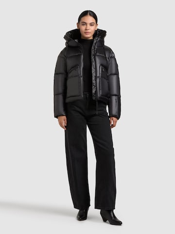 khujo Winterjacke 'Luna' in Schwarz