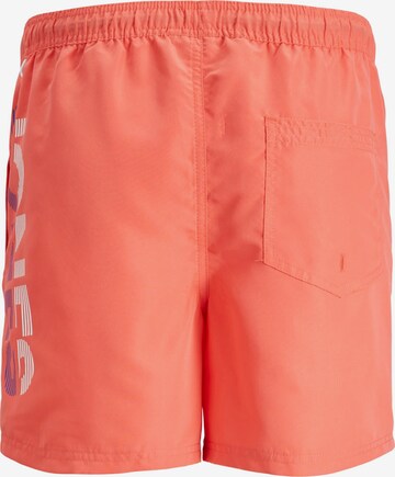 JACK & JONES Board Shorts 'Fiji' in Orange