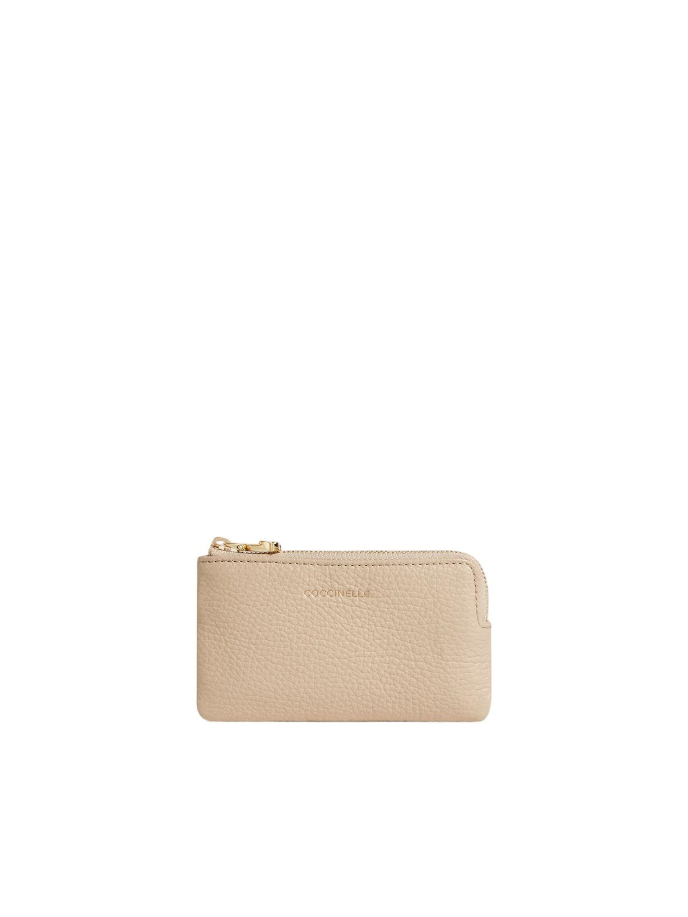 Coccinelle Wallet 'COCCINELLE C-Me 6' in Beige: front