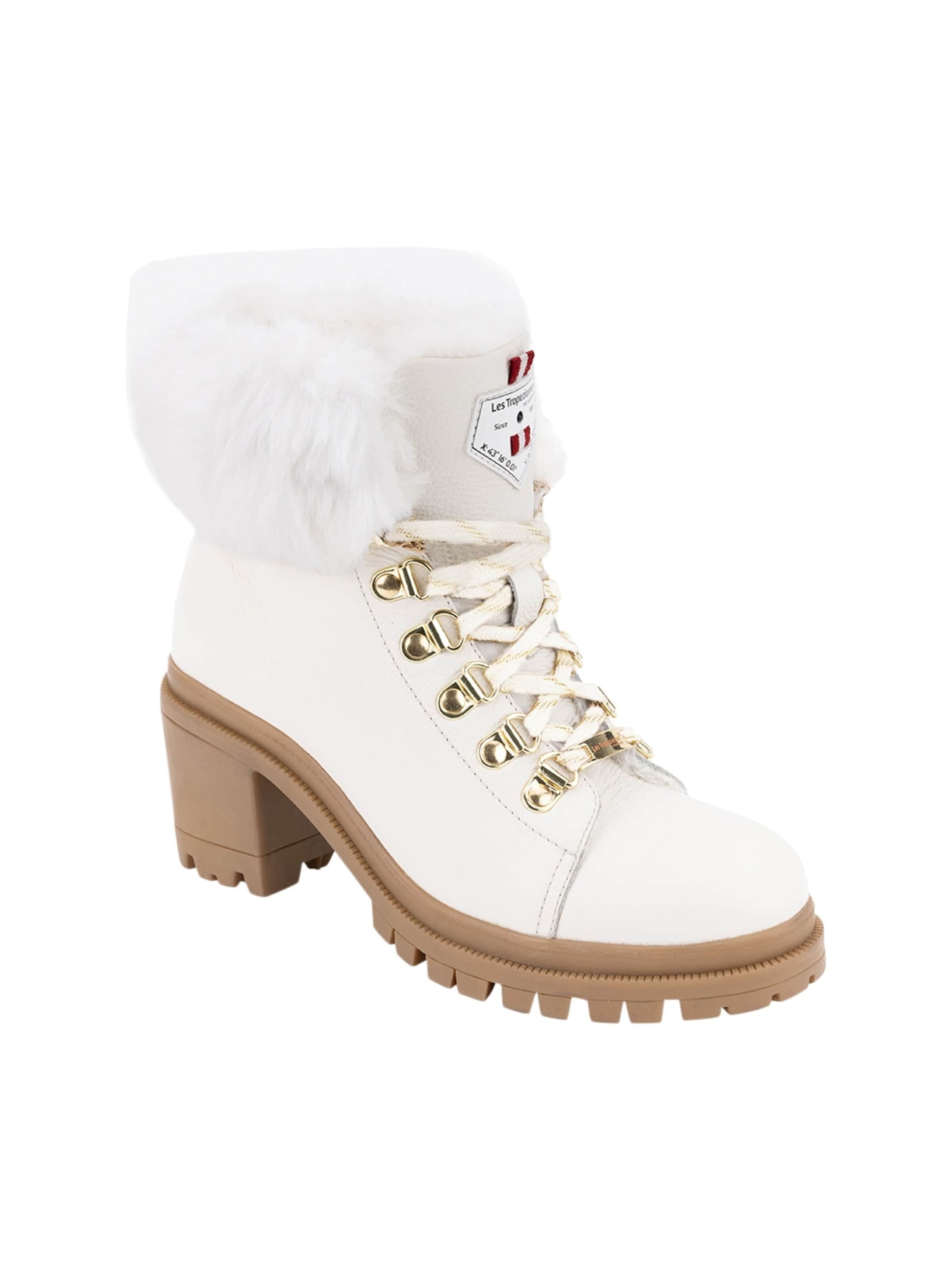 Bottines Les Tropéziennes en blanc : devant