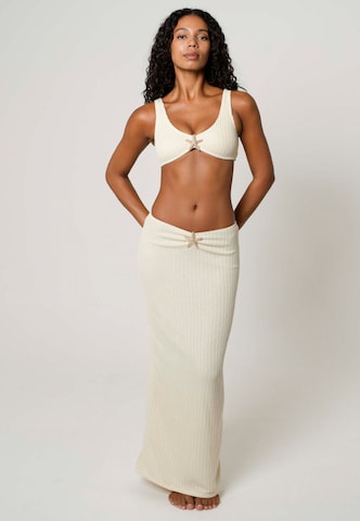 Moda Minx Skirt in Beige