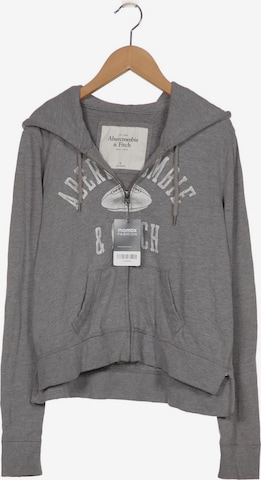 Abercrombie & Fitch Sweatshirt & Zip-Up Hoodie in M in Grey: front