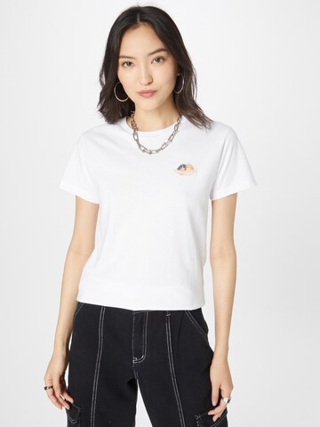 T-shirt Fiorucci en blanc : devant