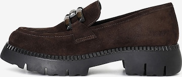 CAFè NOIR Mocassins in Bruin: voorkant