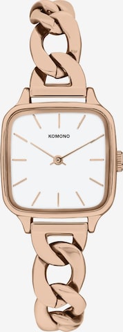 Komono Analoguhr in Gold: predná strana