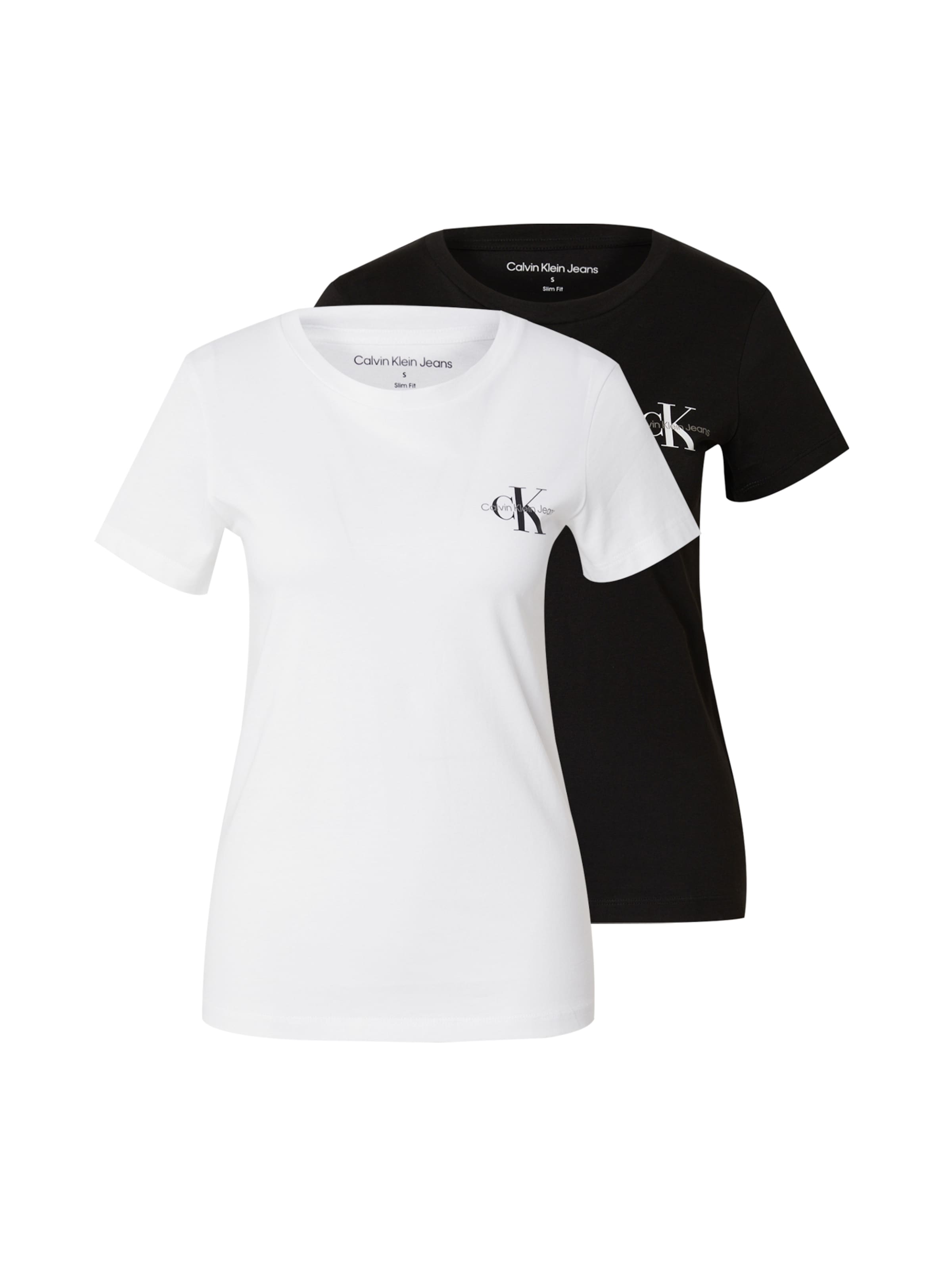 Calvin Klein Jeans Tričko - Čierna: predná strana