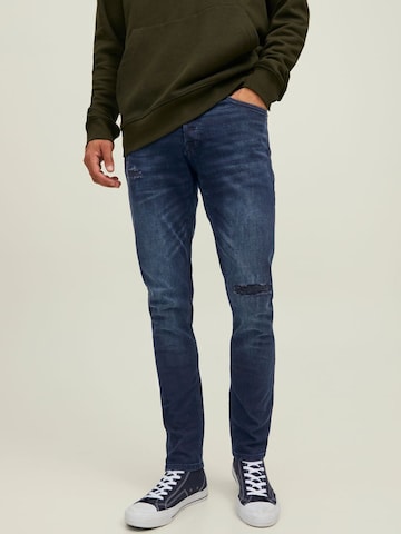 JACK & JONES Slimfit Jeans 'Glenn' in Blauw: voorkant