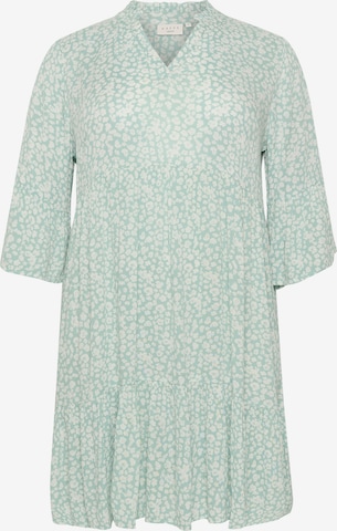 KAFFE CURVE Dress 'Ami' in Green: front