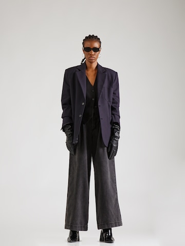 Warehouse Wide Leg Jeans in Schwarz