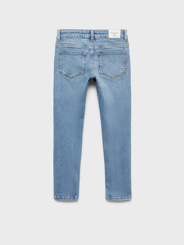 Skinny Jeans de la MANGO KIDS pe albastru