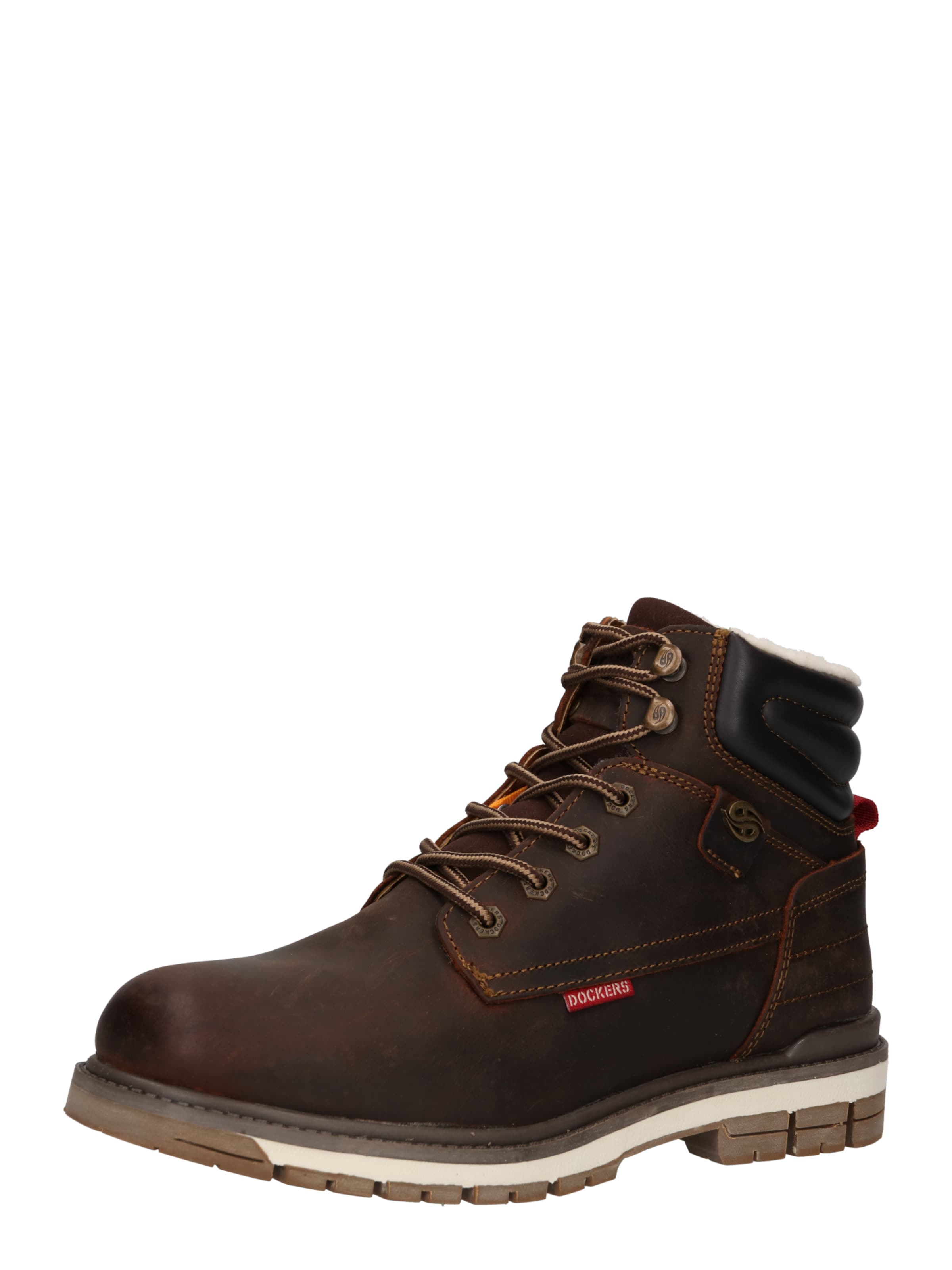 Dockers by Gerli Lace-up boot in Brown: front