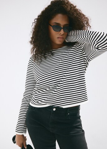 MANGO Sweater 'BASIKINA' in Black