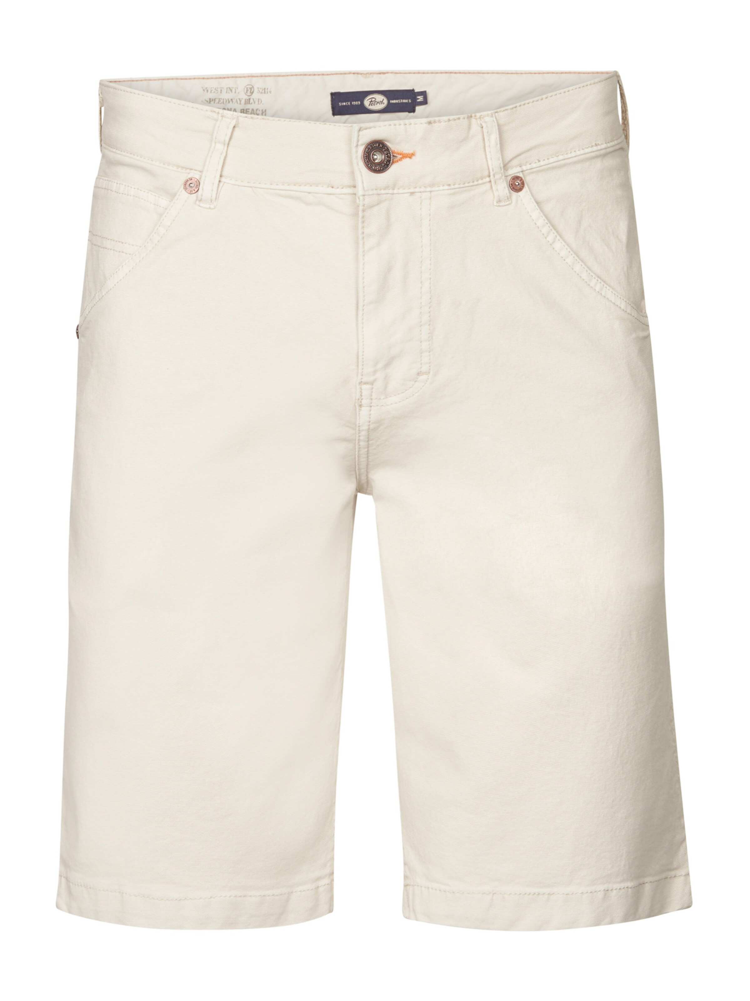 Petrol Industries Обычный Штаны в Бежевый: спереди