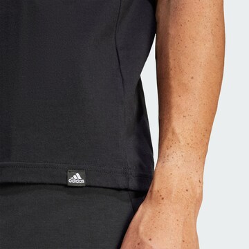 T-Shirt fonctionnel 'Camo Linear' ADIDAS SPORTSWEAR en noir