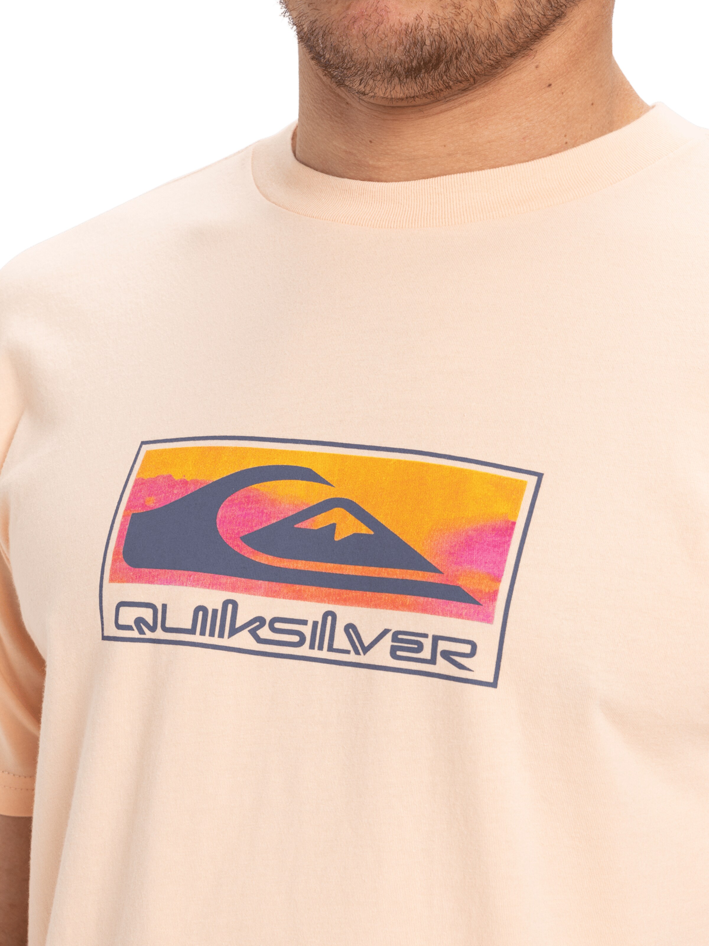 T-Shirt 'Ev Gradient Box' QUIKSILVER en orange